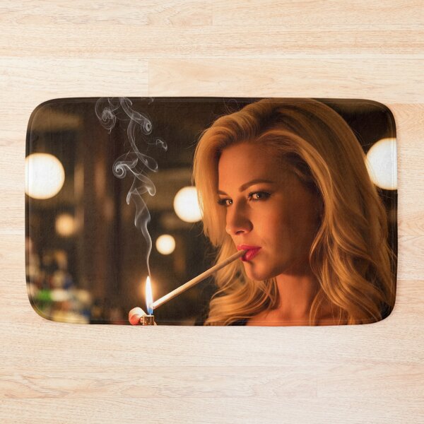Item preview, Elegant Woman Lighting Cigarette Vintage Bar Aesthetic Design. designed and sold by Spark2Seduction.