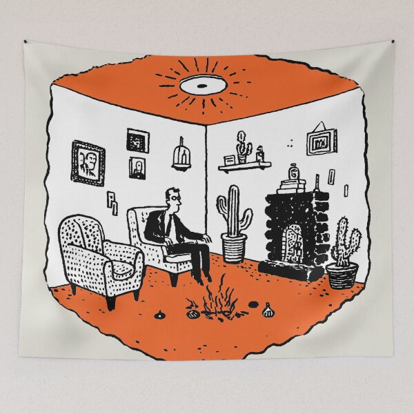Item preview, Sunlit Desert Lounge Escape designed and sold by Venon28.