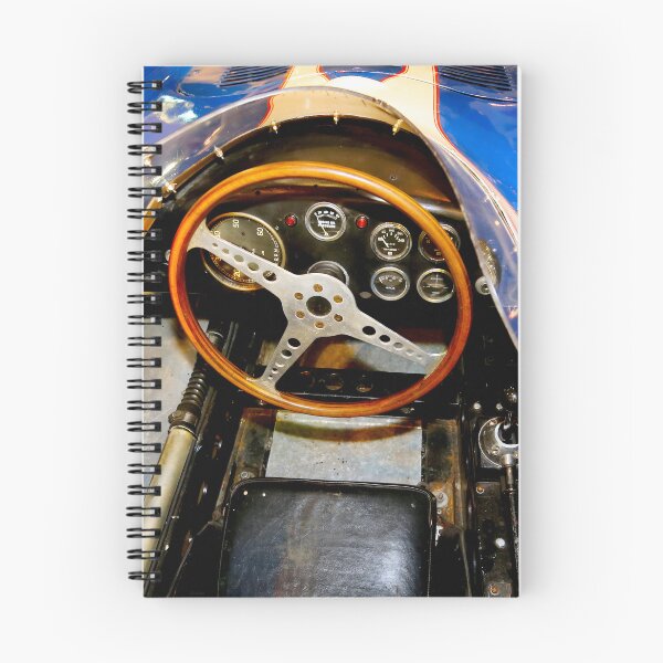Item preview, 1954 Deutsch et Bonnet DB Renault Racecar Dashboard - Vintage Racing Cockpit with Wooden Steering Wheel designed and sold by Peter Kraaibeek | Generative Designs and Car Art.