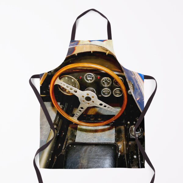 Item preview, 1954 Deutsch et Bonnet DB Renault Racecar Dashboard - Vintage Racing Cockpit with Wooden Steering Wheel designed and sold by Peter Kraaibeek Art Gallery.