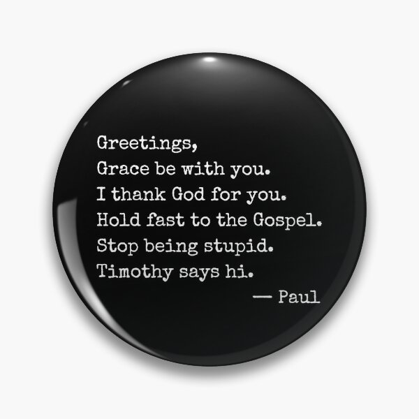 Item preview, Greetings Grace Be With You I Thank God For You Hold Fast designed and sold by culturecute.