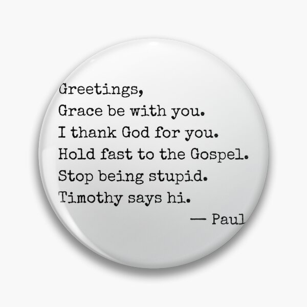 Item preview, Greetings Grace Be With You I Thank God For You Hold Fast designed and sold by culturecute.