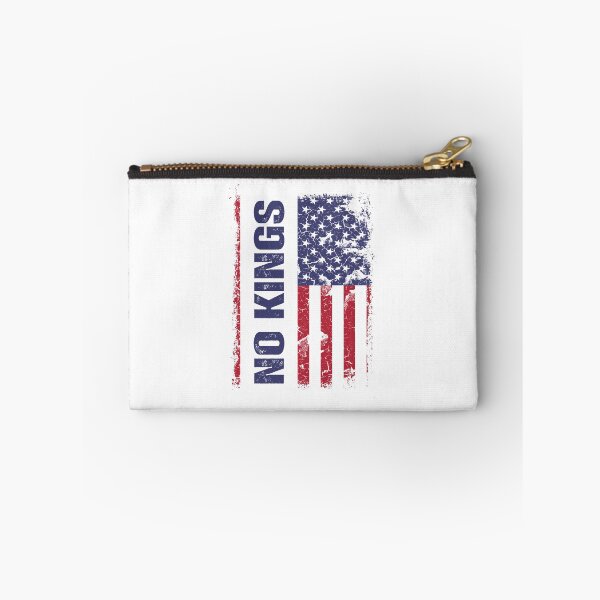 Item preview, Anti Trump No Kings Protest Vintage American Flag on Black designed and sold by Artycom.