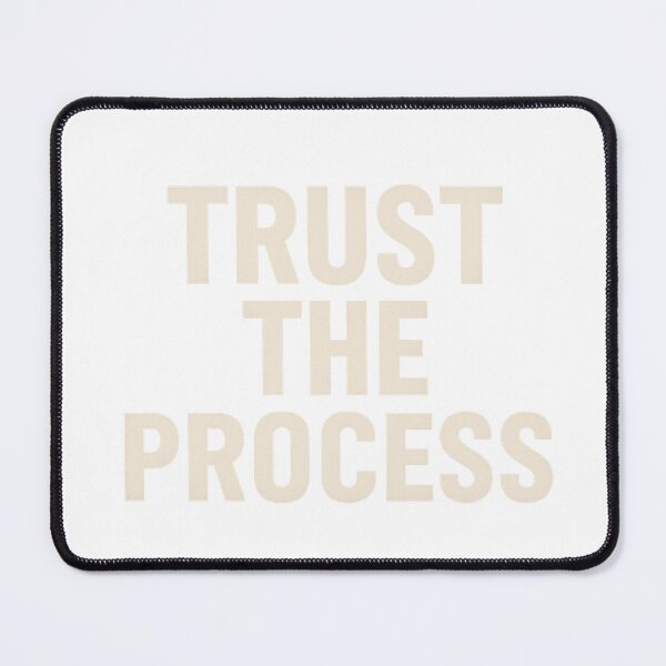 Item preview, Trust The Process – Motivational Quote Minimal Typography designed and sold by GrowNest.