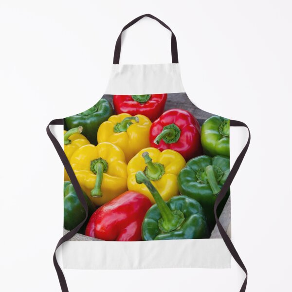 Item preview, Colorful Fresh Bell Peppers In Crate Red Yellow And Green Vegetables For Market Or Cooking designed and sold by Nmallia.