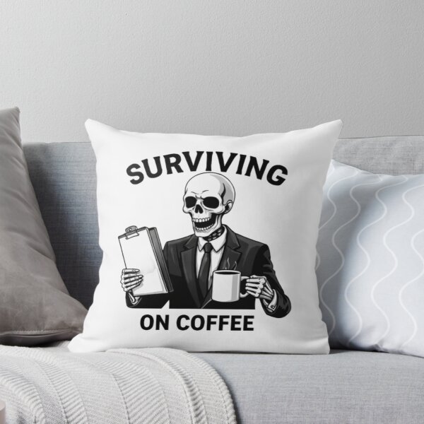 Item preview, Corporate Skeleton: Coffee-Powered Survival designed and sold by NoriudaR.