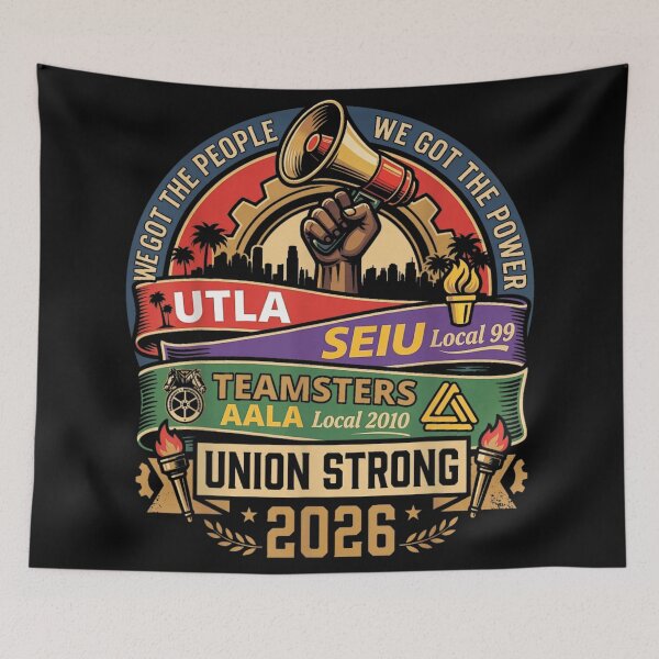 Item preview, Union Strong 2026 Labor Rights UTLA SEIU Teamsters Workers Solidarity Power Design designed and sold by Serene woods.