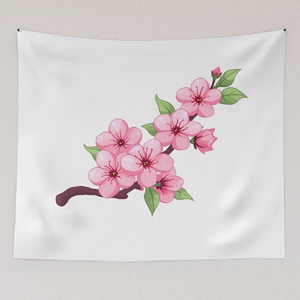 Item preview,   Pink sakura flowers designed and sold by uunaa.