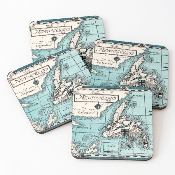 Item preview, Vintage Newfoundland Magic Map designed and sold by The Archive Alchemist.