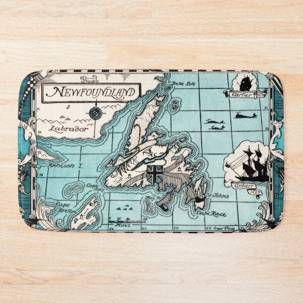 Item preview, Vintage Newfoundland Magic Map designed and sold by The Archive Alchemist.