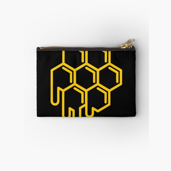 Item preview, Golden Honeycomb Dripping Honey Bee Keeper Nature Inspired Geometric Hive Abstract Art designed and sold by Serene woods.