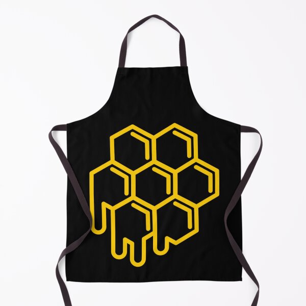 Item preview, Golden Honeycomb Dripping Honey Bee Keeper Nature Inspired Geometric Hive Abstract Art designed and sold by Serene woods.