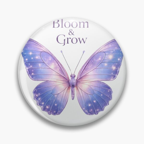Item preview, Bloom & Grow Butterfly – Pastel Aesthetic Inspirational Design designed and sold by DreamelleStudio.