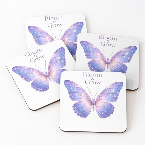 Item preview, Bloom & Grow Butterfly – Pastel Aesthetic Inspirational Design designed and sold by DreamelleStudio.