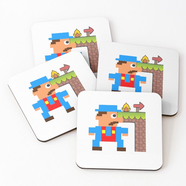 Item preview, Mario the  Hero Inspired Design Retro Gaming Style designed and sold by stickyhubprinting.