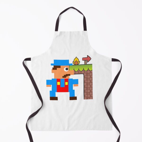 Item preview, Mario the Hero Inspired Design Retro Gaming Style designed and sold by stickyhubprinting.