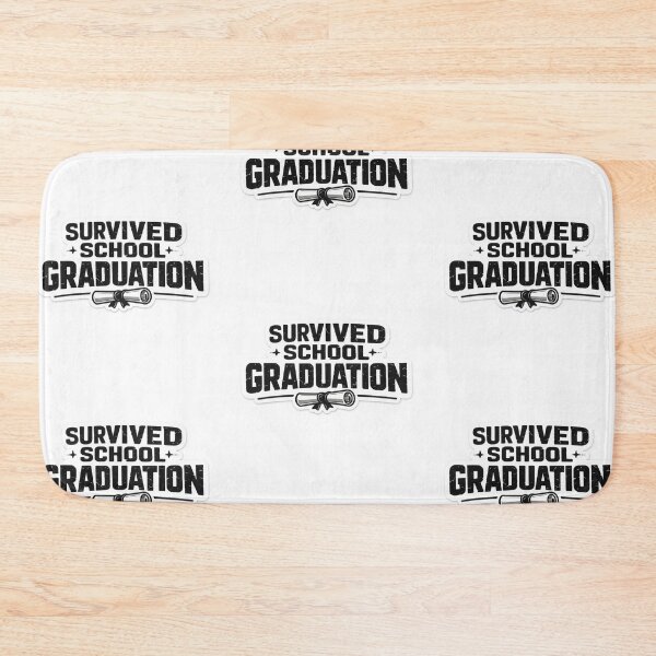 Item preview, School graduation typography with scroll, celebrating achievement, black and white illustration, AI Generated designed and sold by dvoevnore.
