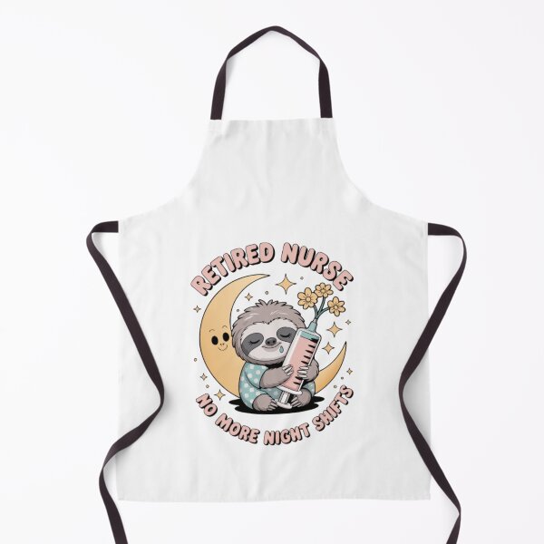 Item preview, Retired Nurse No More Night Shifts – Sleepy Panda & Floral Moon Retirement – Cute Healthcare Professional Graphic designed and sold by Gadget80.