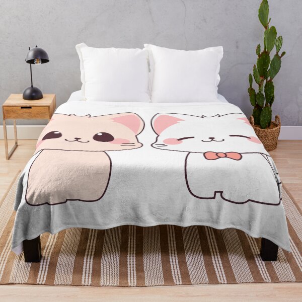 Item preview, Cute Kawaii Cat Couple Illustration designed and sold by Hannah-Yei.