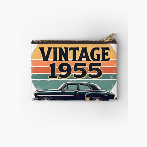 Item preview, Classic 1955 Car with Retro Sun Stripes designed and sold by mittie101.