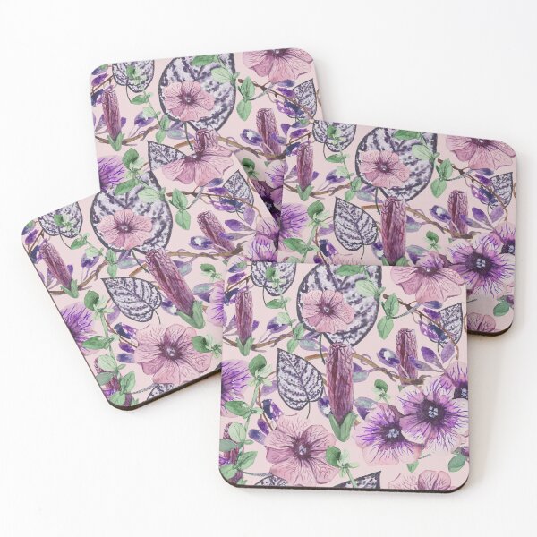 Item preview, Retro Floral Garden | Vibrant Orange and Teal Botanical Pattern designed and sold by Artsy Corner.