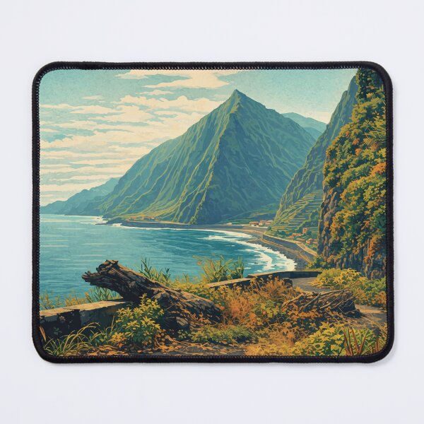 Item preview, Scenic View of Ribeira de Inferno Old Road on Madeira Island designed and sold by darekkocurek.