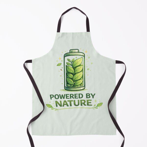 Item preview, Powered by Nature – Minimal Eco Tech Design | Sustainable Energy Earth Day T-Shirt designed and sold by warlistop.
