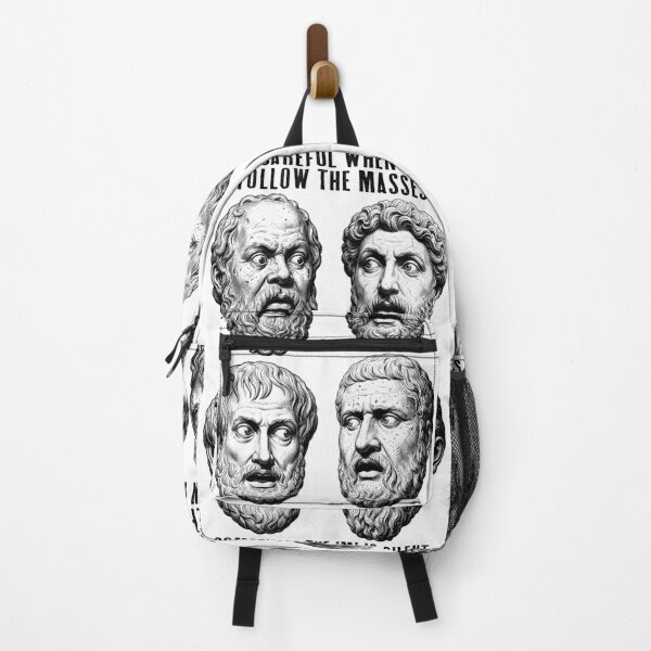 Item preview, Funny Philosophy Socrates Aurelius Aristotle Plato Masses designed and sold by GrandeDuc.