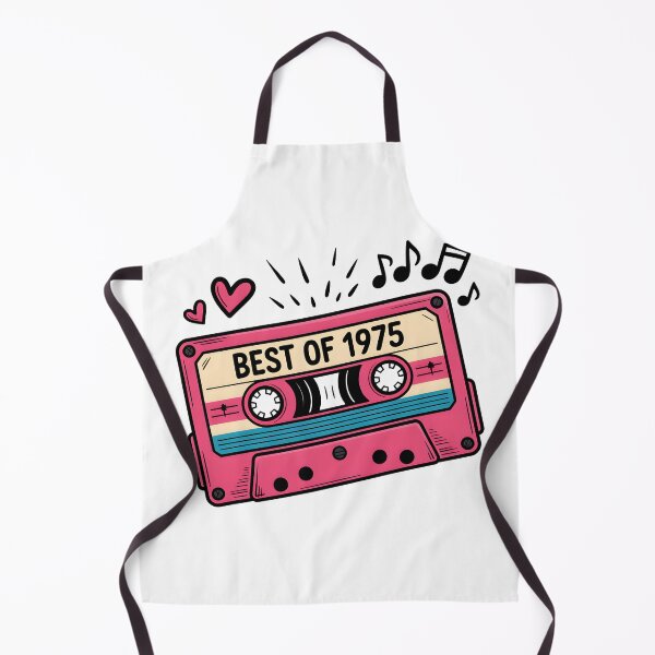 Item preview, Best of 1975 Vintage Cassette Tape Retro Music Design designed and sold by ArcticFoxStudio.