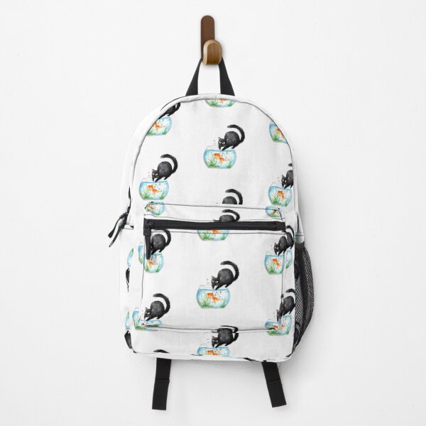 Item preview, Black Cat and Goldfish designed and sold by uunaa.