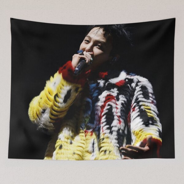 Item preview, G-DRAGON Übermensch black and white poster 2025 World Tour comeback Big Bang kpop group coachella GD TOP TAEYANG DAESUNG vip designed and sold by Kpop-Noona.