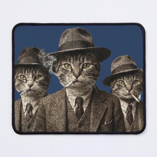 Item preview, Mafia Cats Trust No One Vintage Gangster Cat Shirt designed and sold by Negisandeep studio.