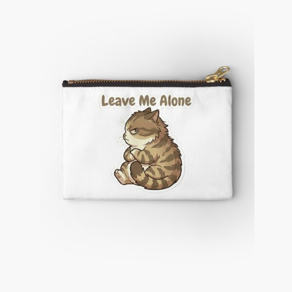 Item preview, Grumpy Cat Shirt – Leave Me Alone Funny Cat Meme designed and sold by Meowza Studio.
