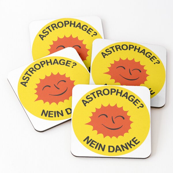 Item preview, Astrophage? Nein Danke - Retro 70s Atomkraft Campaign Revamped For Project Hail Mary designed and sold by hesjustken.