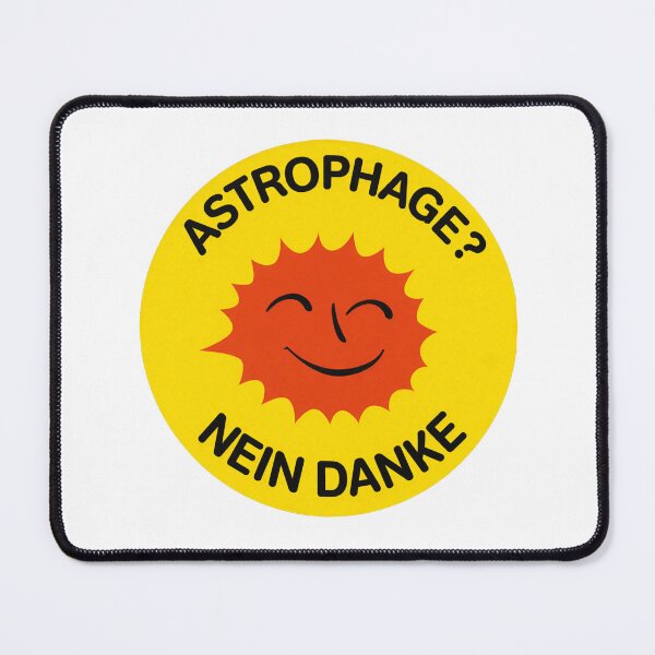 Item preview, Astrophage? Nein Danke - Retro 70s Atomkraft Campaign Revamped For Project Hail Mary designed and sold by hesjustken.