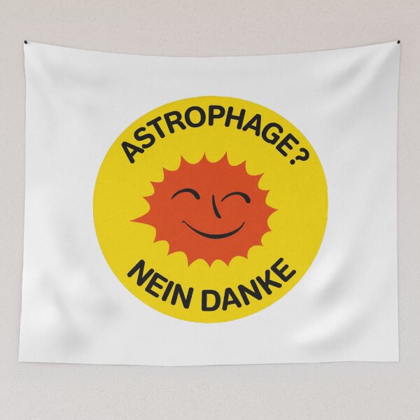 Item preview, Astrophage? Nein Danke - Retro 70s Atomkraft Campaign Revamped For Project Hail Mary designed and sold by hesjustken.