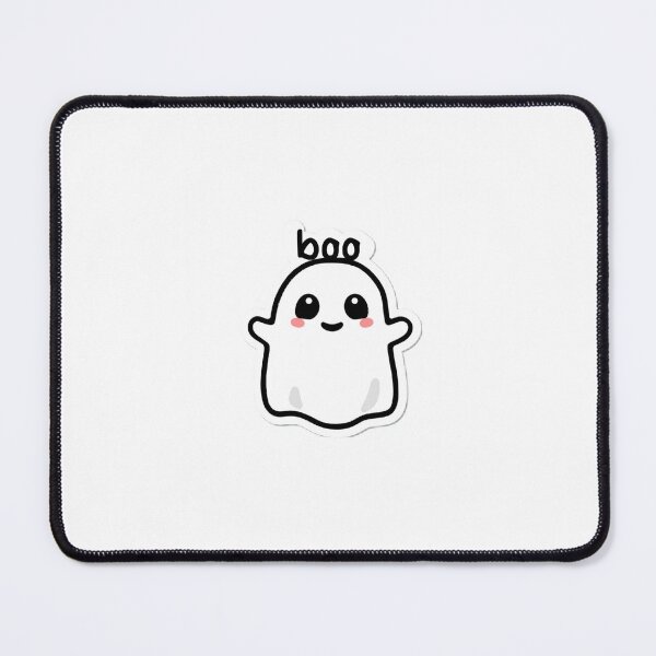 Item preview, Cute Boo Ghost Sticker | Funny Minimal Ghost Cartoon designed and sold by StickifyZone69.