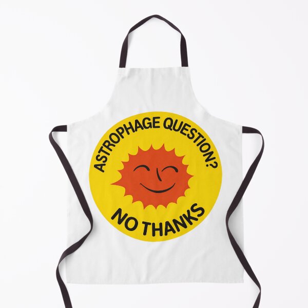 Item preview, Astrophage Question? No Thanks - Retro 70s Atomkraft Campaign Revamped For Project Hail Mary designed and sold by hesjustken.