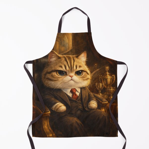 Item preview, Noble Cat Aristocrat Portrait Painting designed and sold by CataosMeow.