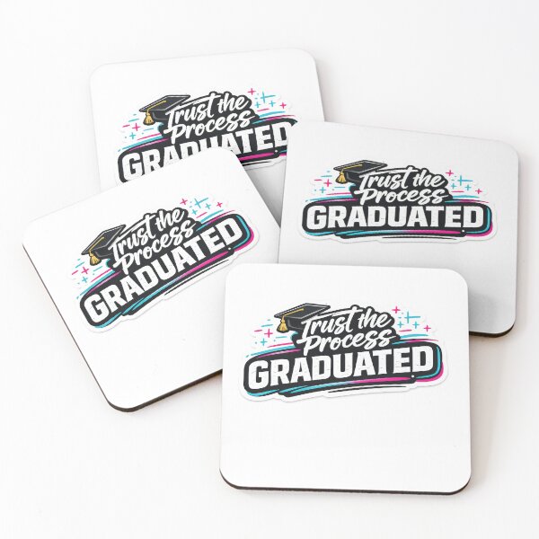 Item preview, Graduation text design with cap and colorful accents on white background, AI Generated designed and sold by dvoevnore.