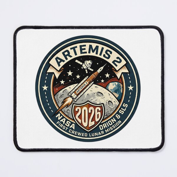 Item preview, Lunar Mission Artemis 2 designed and sold by BeatrizMusicSS.