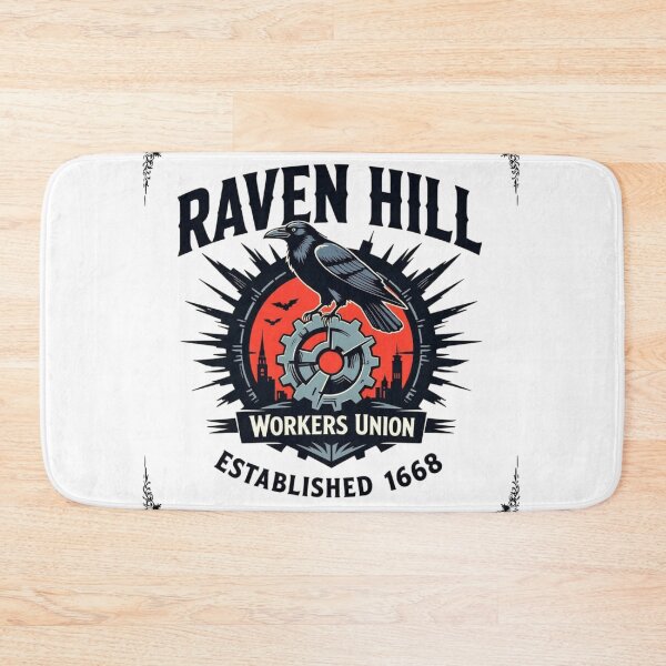 Item preview, Raven Hill Workers Union – 1668 Crow Gear Emblem designed and sold by Black Infinite Worlds.