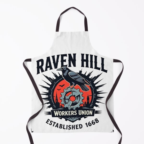 Item preview, Raven Hill Workers Union – 1668 Crow Gear Emblem designed and sold by Black Infinite Worlds.