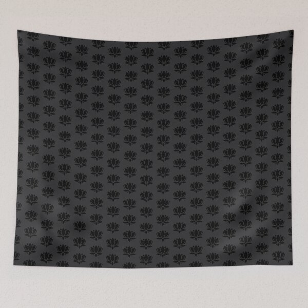 Item preview, Black Lotus Flower – Minimal Zen Spiritual Aesthetic designed and sold by GemsAnatomy.