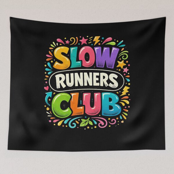 Item preview, Colorful Street Art Slow Runners Club Running Jogging designed and sold by BHMARTS.