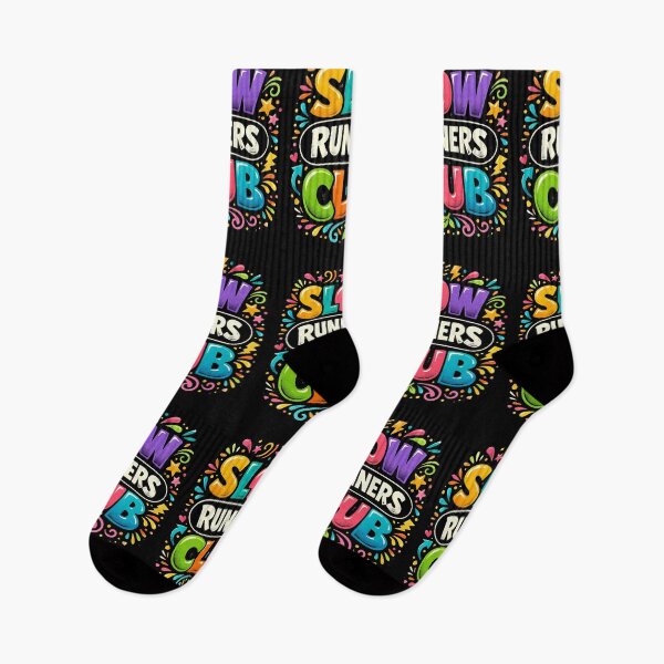 Item preview, Colorful Street Art Slow Runners Club Running Jogging designed and sold by BHMARTS.