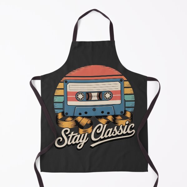Item preview, Stay Classic Vintage Cassette Tape Retro 70s 80s Music Aesthetic Design designed and sold by ArcticFoxStudio.