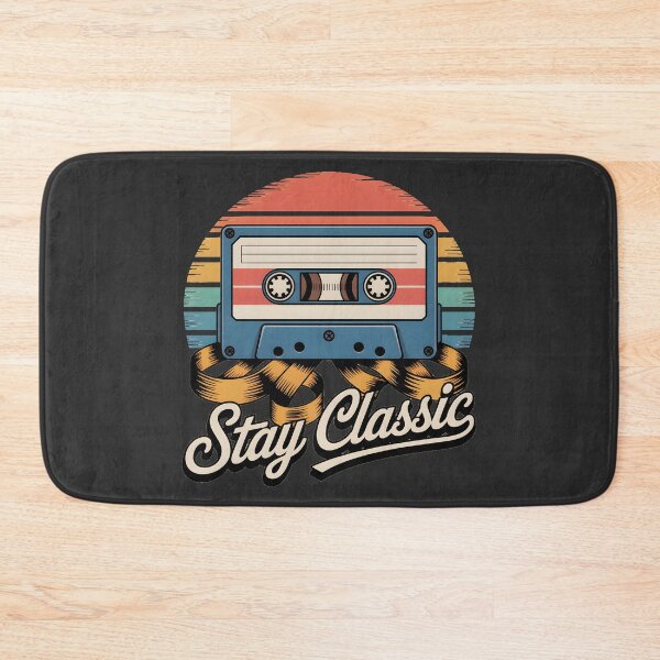 Item preview, Stay Classic Vintage Cassette Tape Retro 70s 80s Music Aesthetic Design designed and sold by ArcticFoxStudio.