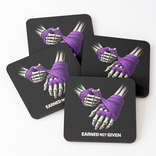Item preview, Earned Not Given - Skeleton Hand Wraps Boxing Art designed and sold by EXILE Art Co.