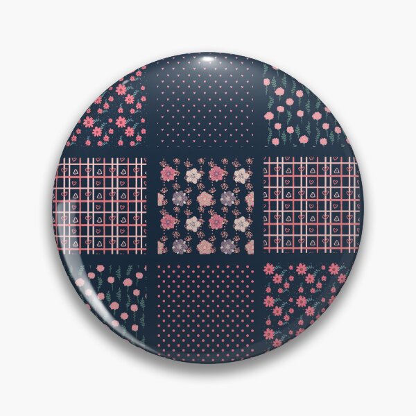 Item preview, Floral Patchwork Pattern designed and sold by Grace & Light Art .
